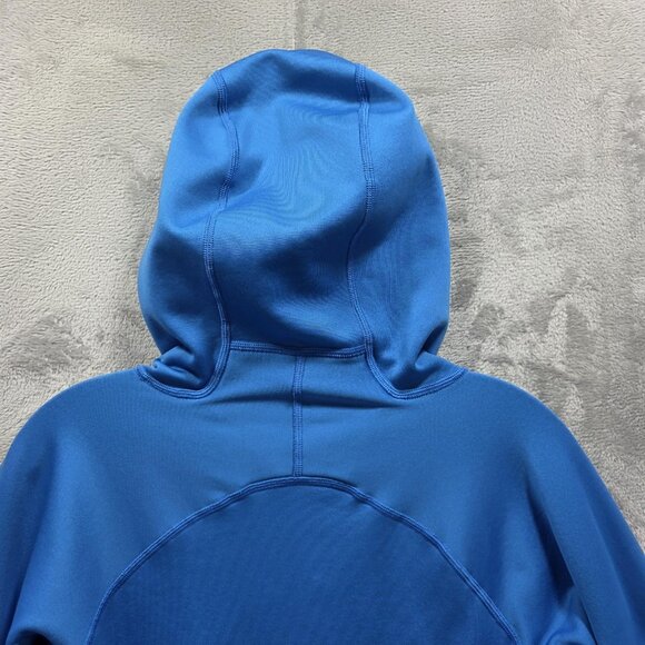 Patagonia Hoodie Jacket Womens Medium Blue Polartec Power Stretch Zip Fleece - Picture 7 of 11
